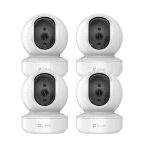 عدد 4 كاميرا ذكية 3 ميجا واي فاي 360 درجة -H6C شامل التركيب مع ذاكرة 64